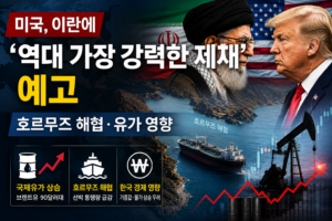 미국 이란 제재와 호르무즈 해협 국제유가 상승 영향